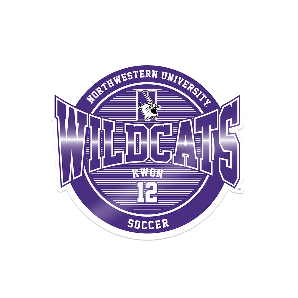 Northwestern - NCAA Women's Soccer : Kelsey Kwon - Sticker