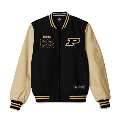 Purdue - NCAA Wrestling : Dustin Norris - Bomber Jacket-0