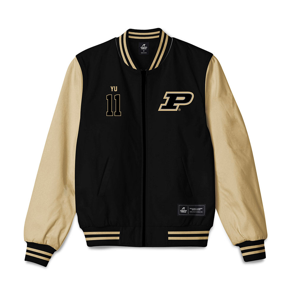 Purdue - NCAA Women's Soccer : Cherry Yu - Bomber Jacket-0