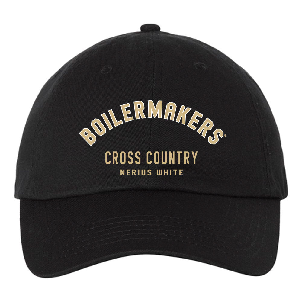 Purdue - NCAA Men's Cross Country : Nerius White - Dad Hat