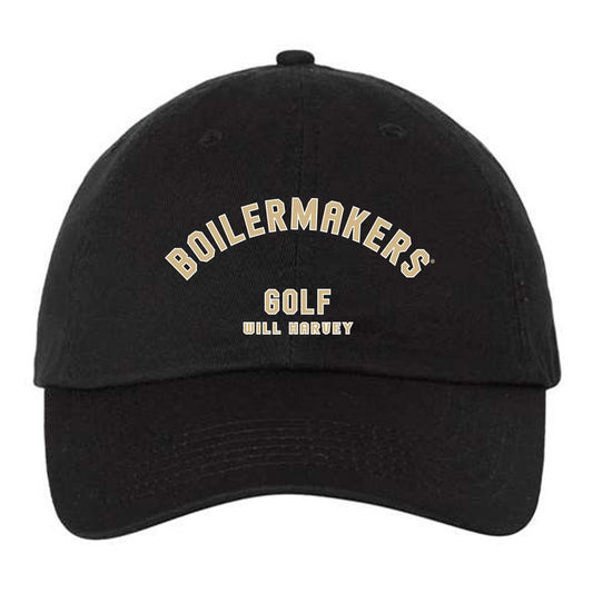 Purdue - NCAA Men's Golf : Will Harvey - Dad Hat-0