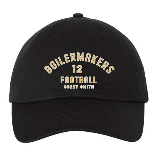 Purdue - NCAA Football : Corey Smith - Dad Hat-0