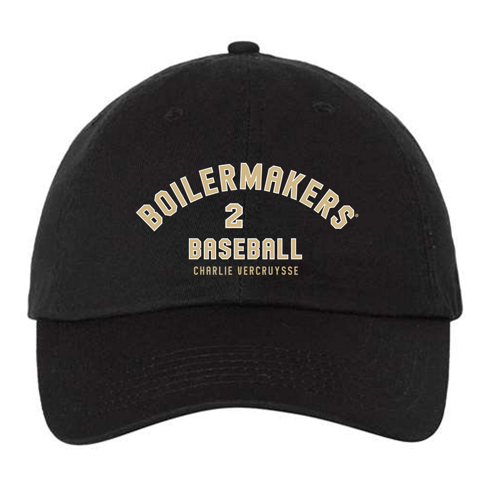 Purdue - NCAA Baseball : Charlie Vercruysse - Dad Hat-0