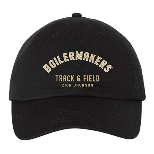 Purdue - NCAA Men's Track & Field : Zion Jackson - Dad Hat-0