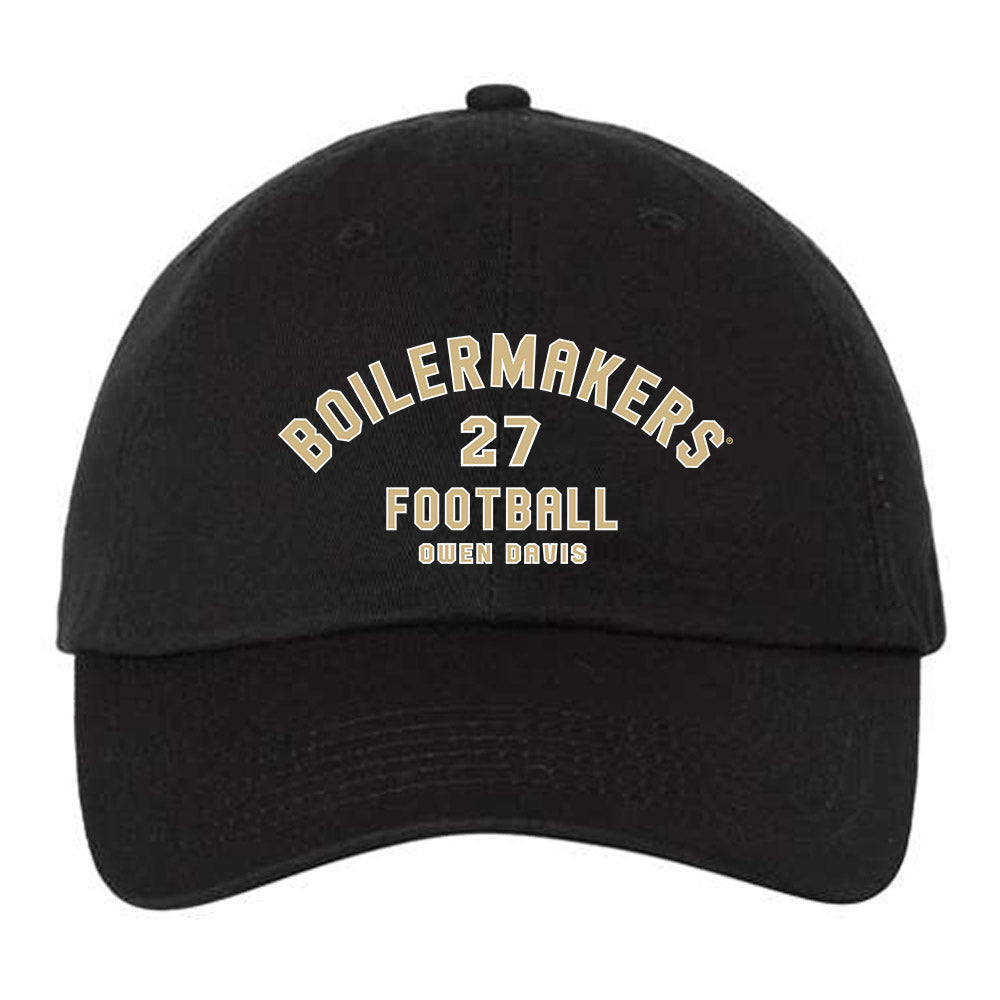 Purdue - NCAA Football : Owen Davis - Dad Hat-0