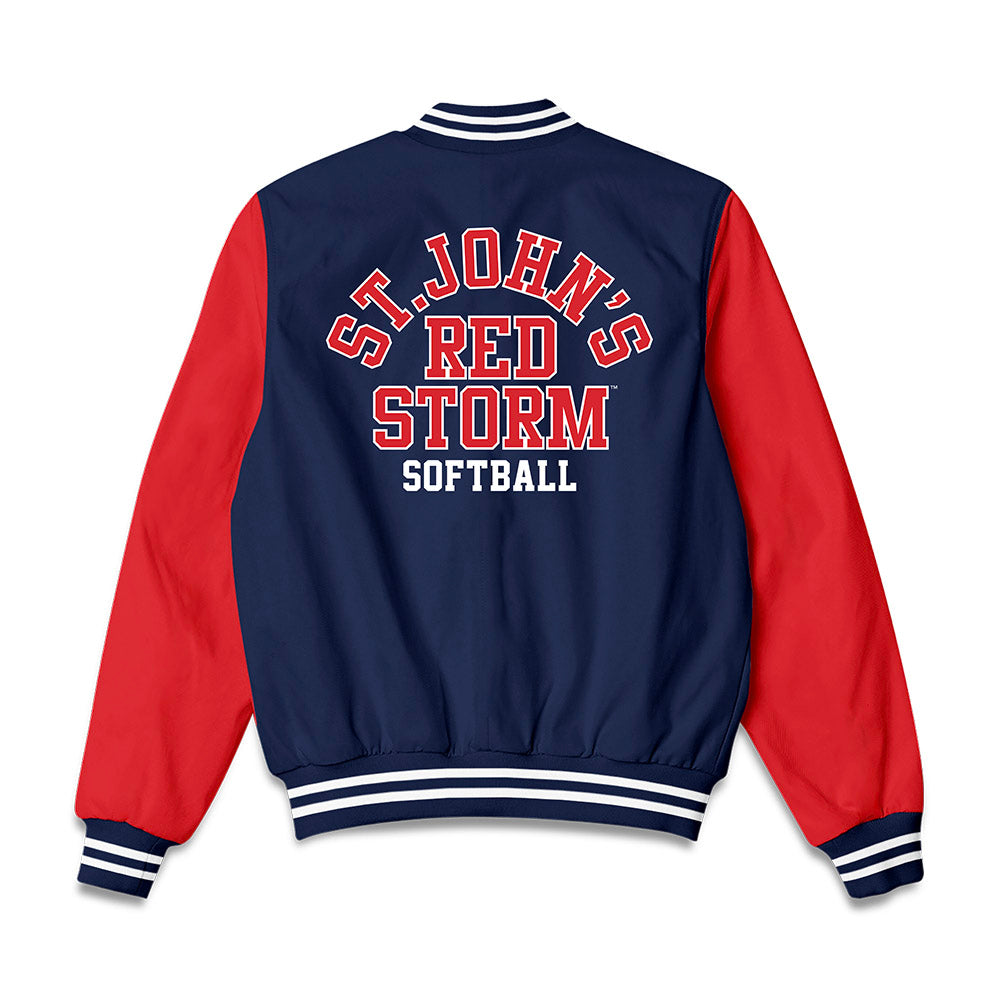 St. Johns - NCAA Softball : Caylee Demeo - Bomber Jacket-1