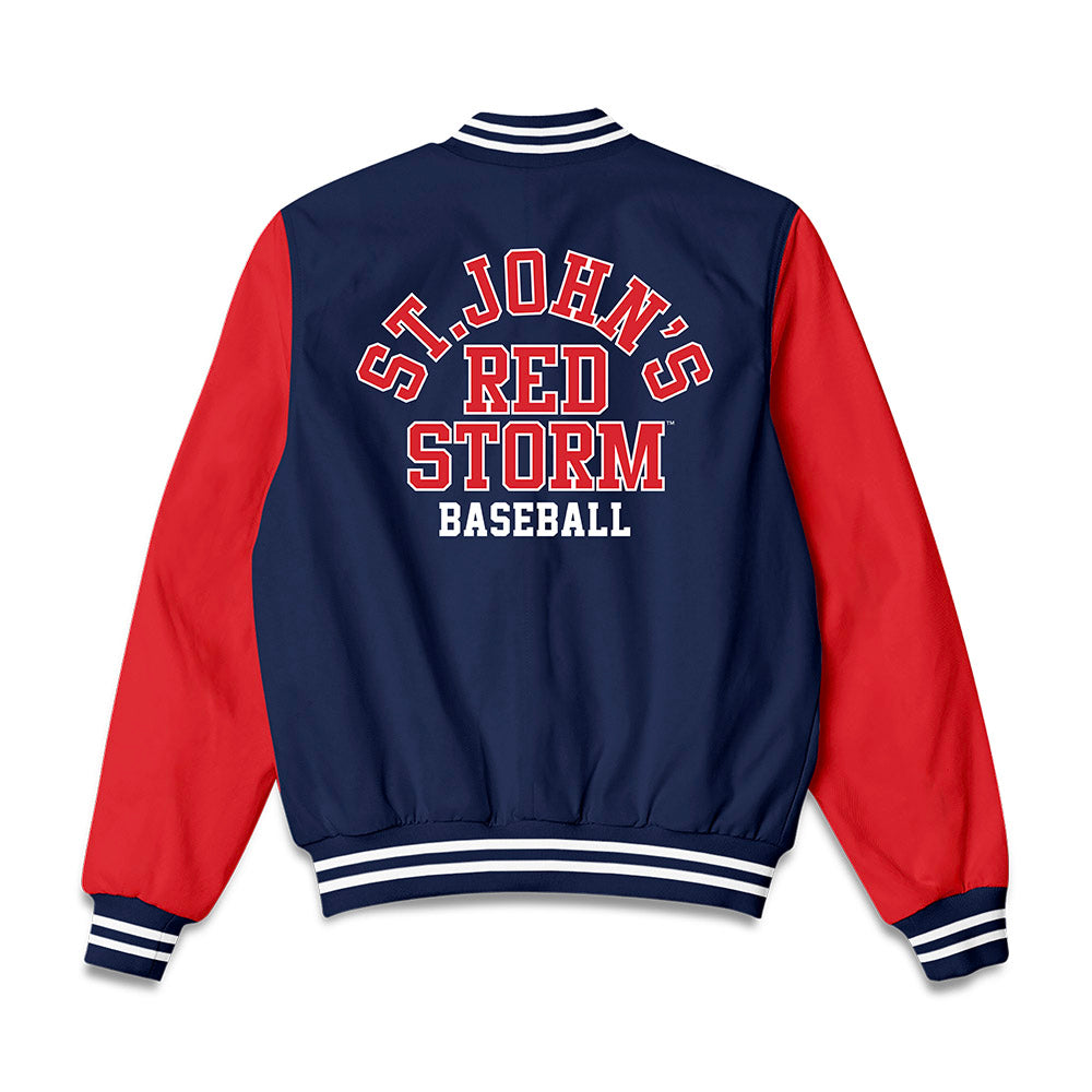 St. Johns - NCAA Baseball : Adrian Tavarez - Bomber Jacket-1
