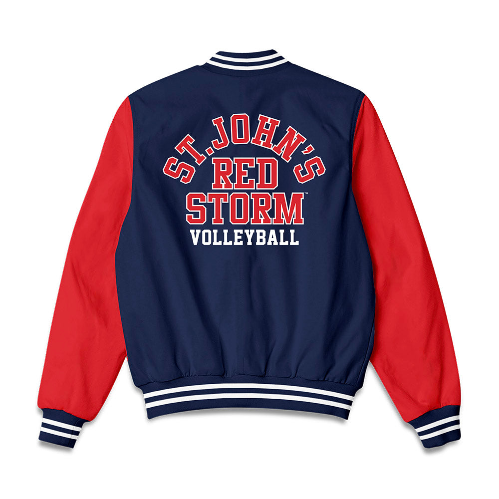 St. Johns - NCAA Women's Volleyball : Rashanny Solano Smith - Bomber Jacket-1