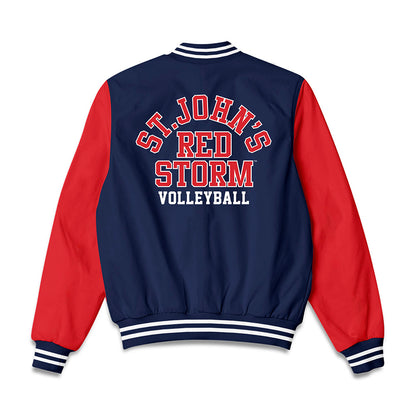 St. Johns - NCAA Women's Volleyball : Rashanny Solano Smith - Bomber Jacket-1