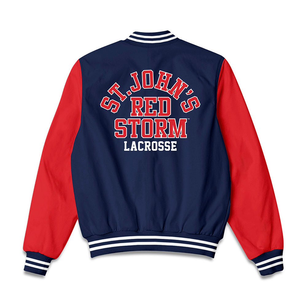 St. Johns - NCAA Men's Lacrosse : Henry Coke - Bomber Jacket-1