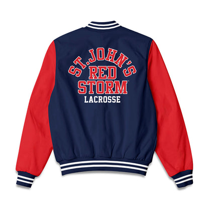 St. Johns - NCAA Men's Lacrosse : Henry Coke - Bomber Jacket-1