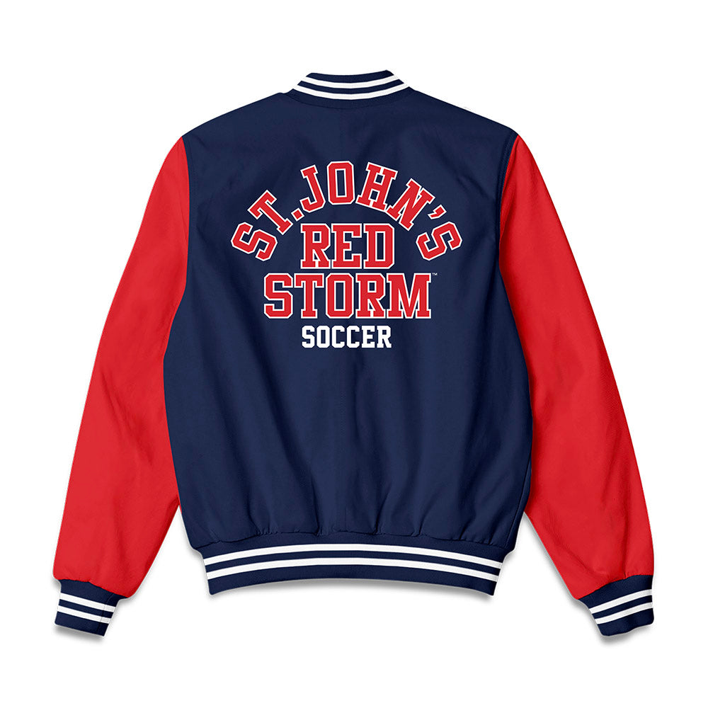 St. Johns - NCAA Women's Soccer : Carly Schuler - Bomber Jacket-1