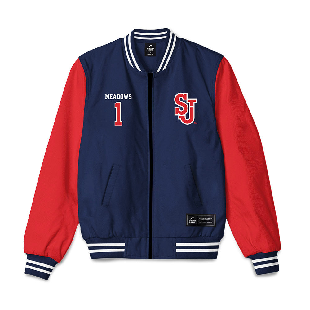 St. Johns - NCAA Softball : Makenna Meadows - Bomber Jacket-0