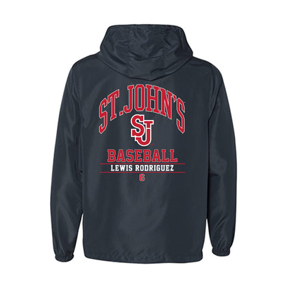 St. Johns - NCAA Baseball : Lewis Rodriguez - Windbreaker-1