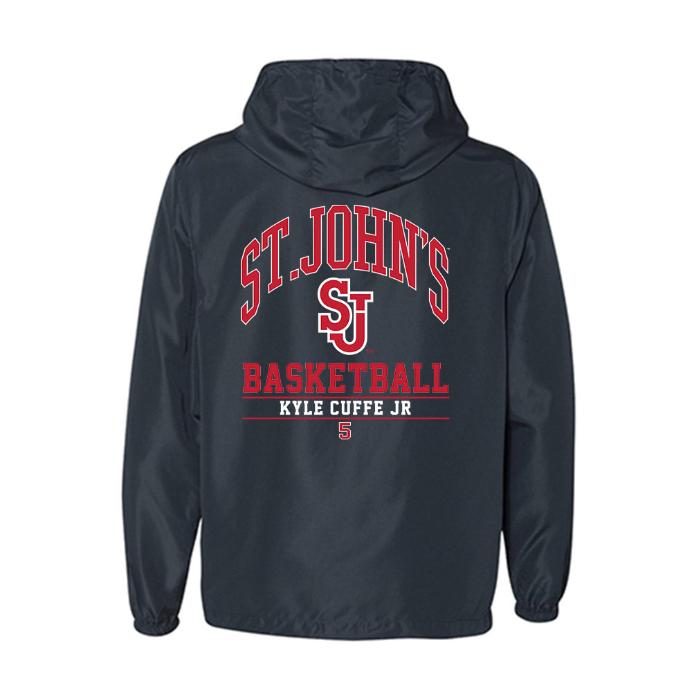 St. Johns - NCAA Men's Basketball : Kyle Cuffe Jr - Windbreaker-1