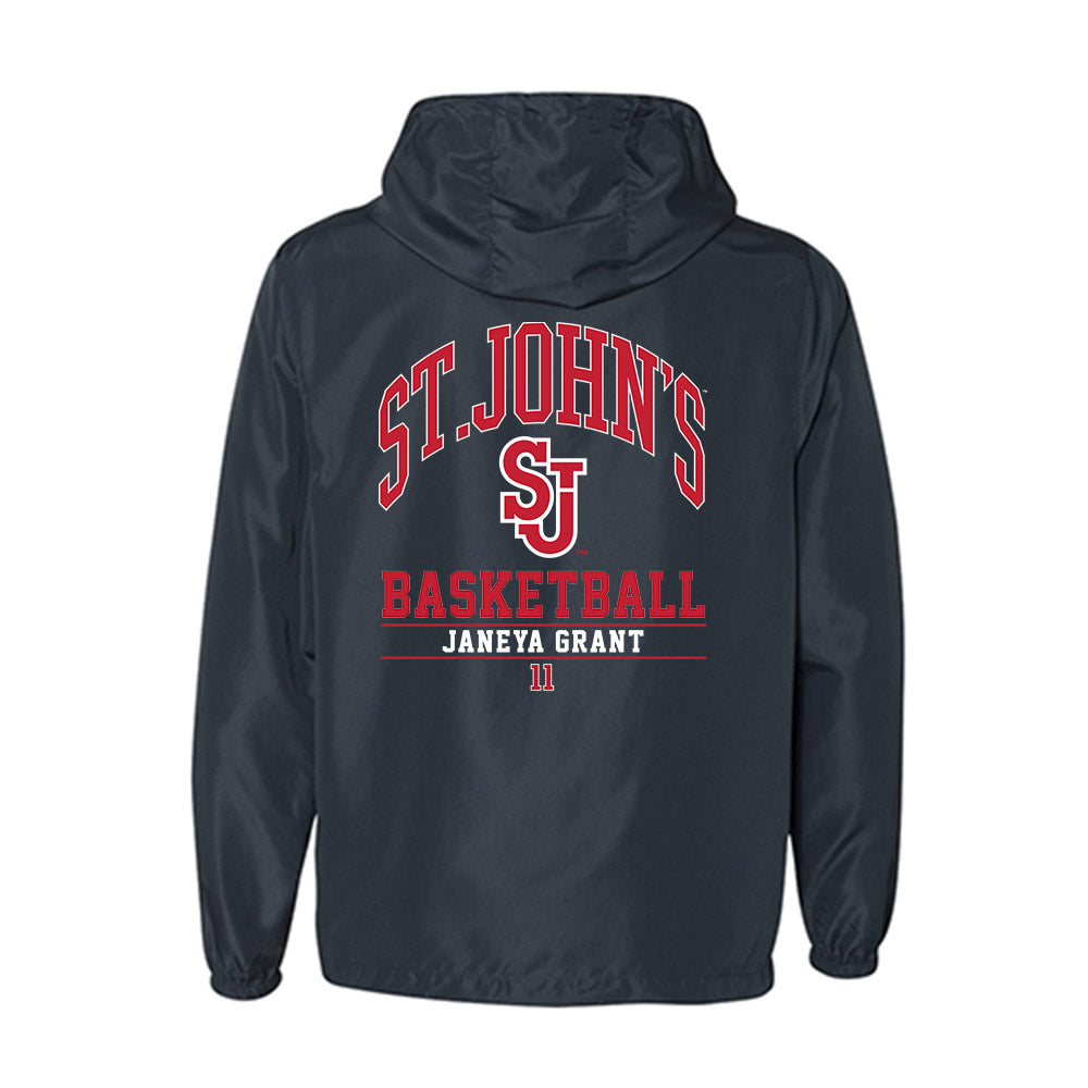 St. Johns - NCAA Women's Basketball : Janeya Grant - Windbreaker-1