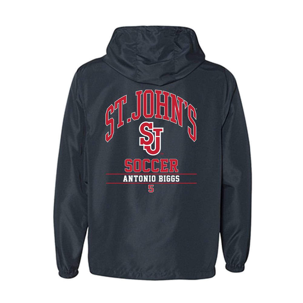 St. Johns - NCAA Men's Soccer : Antonio Biggs - Windbreaker-1