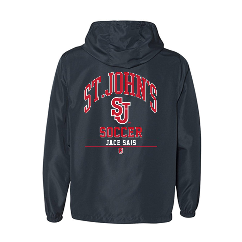 St. Johns - NCAA Men's Soccer : Jace Sais - Windbreaker-1