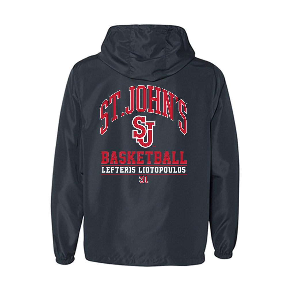 St. Johns - NCAA Men's Basketball : Lefteris Liotopoulos - Windbreaker-1