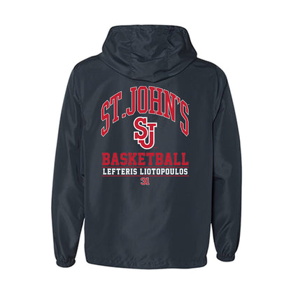 St. Johns - NCAA Men's Basketball : Lefteris Liotopoulos - Windbreaker-1