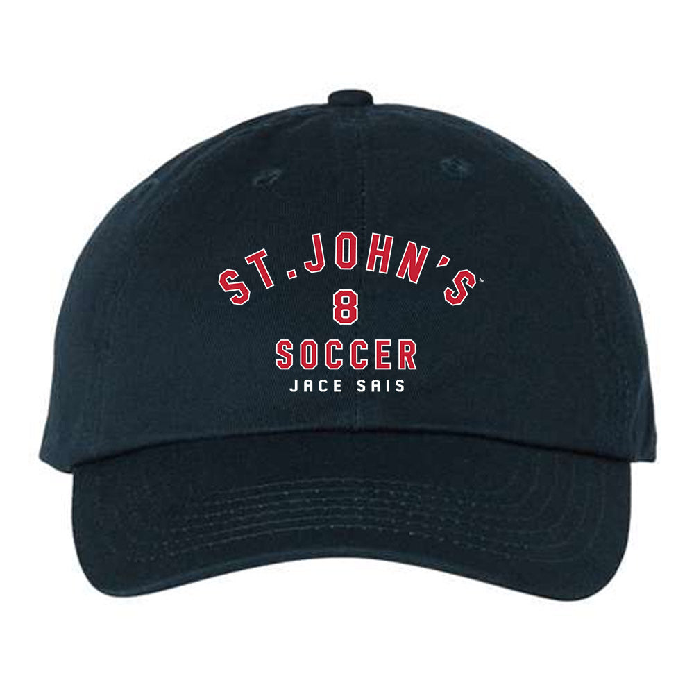 St. Johns - NCAA Men's Soccer : Jace Sais - Dad Hat-0