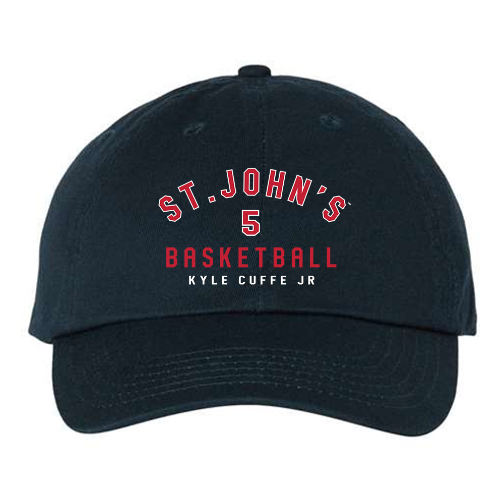 St. Johns - NCAA Men's Basketball : Kyle Cuffe Jr - Dad Hat-0