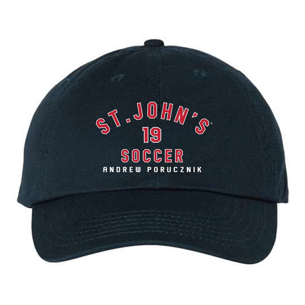 St. Johns - NCAA Men's Soccer : Andrew Porucznik - Dad Hat-0