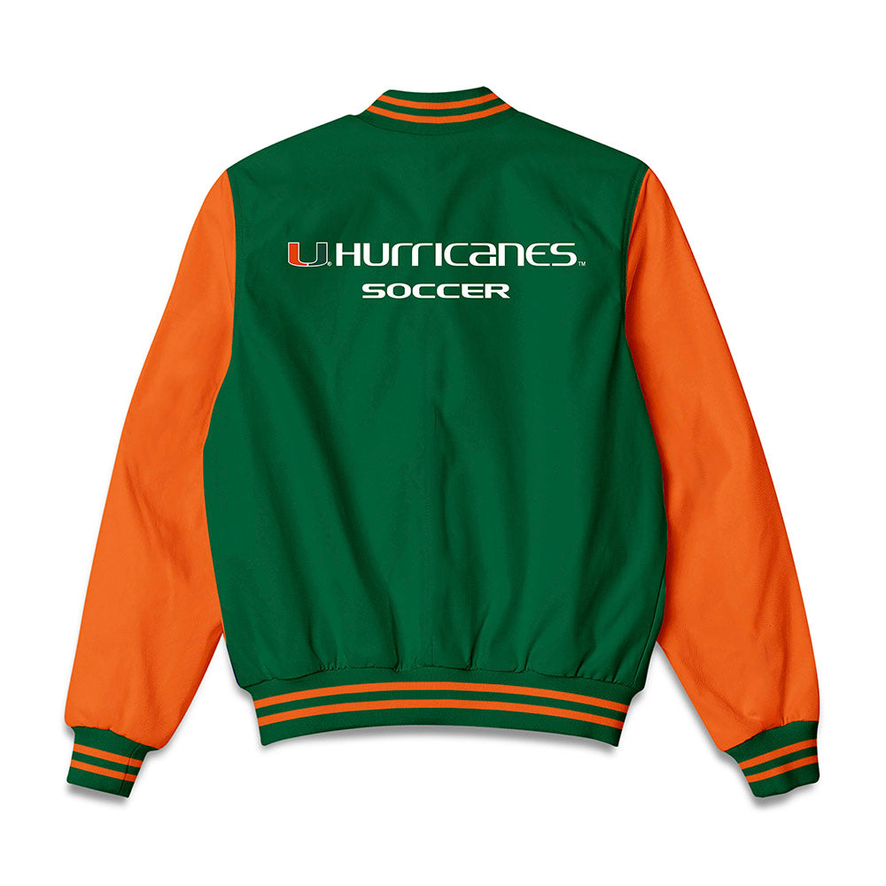 Miami - NCAA Women's Soccer : Carlie Wysocki - Bomber Jacket-1