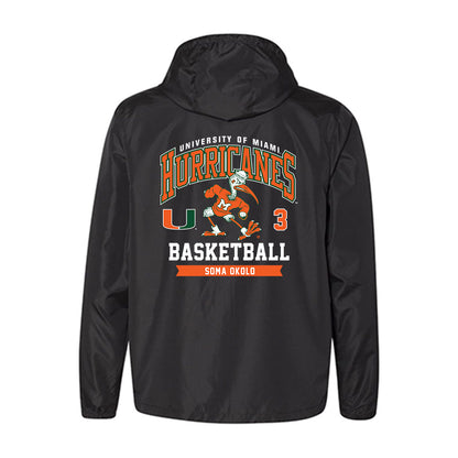 Miami - NCAA Women's Basketball : Soma Okolo - Windbreaker-1