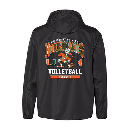 Miami - NCAA Women's Volleyball : Logan Wiley - Windbreaker-1