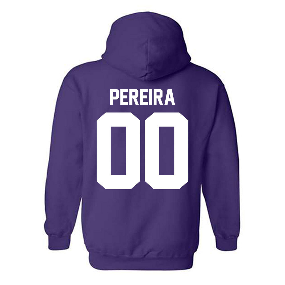 Northwestern - NCAA Men's Soccer : Dominic Pereira - Classic Shersey Hooded Sweatshirt-1