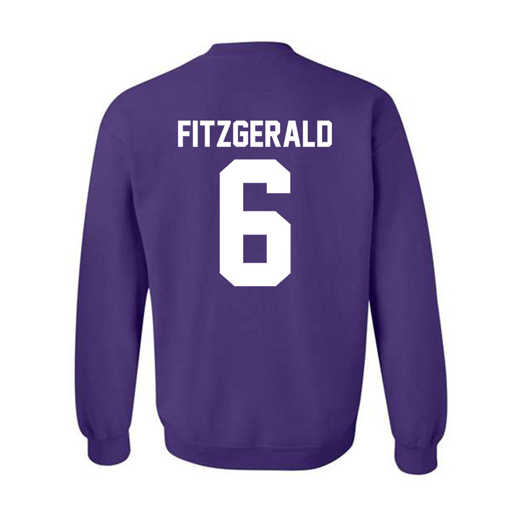 Northwestern - NCAA Football : Robert Fitzgerald - Classic Shersey Crewneck Sweatshirt-1