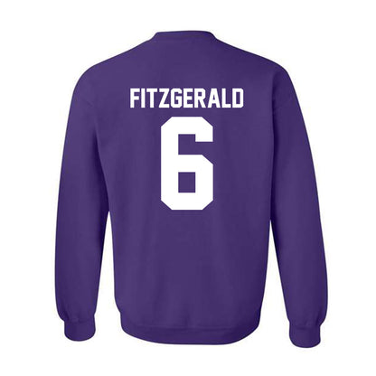 Northwestern - NCAA Football : Robert Fitzgerald - Classic Shersey Crewneck Sweatshirt-1