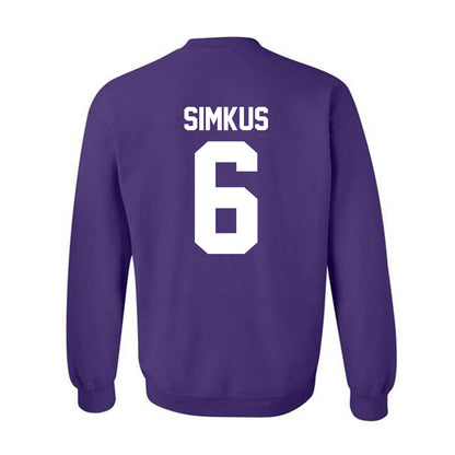 Northwestern - NCAA Women's Volleyball : Bella Simkus - Classic Shersey Crewneck Sweatshirt-1