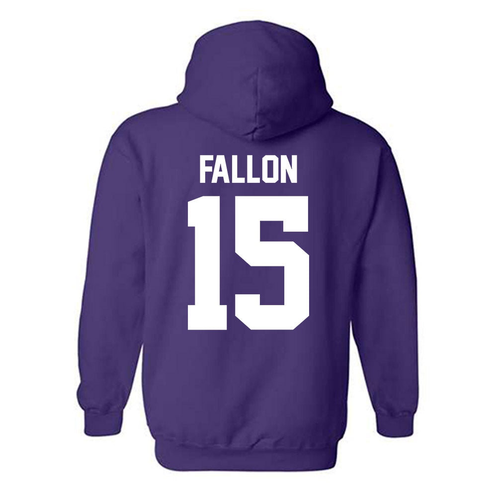 Northwestern - NCAA Women's Soccer : Alex Fallon - Classic Shersey Hooded Sweatshirt-1