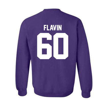 Northwestern - NCAA Football : Hayden Flavin - Classic Shersey Crewneck Sweatshirt-1