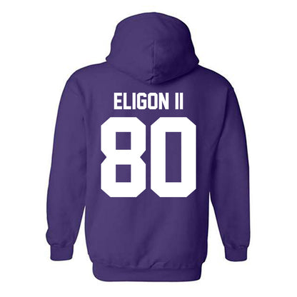 Northwestern - NCAA Football : Hayden Eligon II - Classic Shersey Hooded Sweatshirt-1