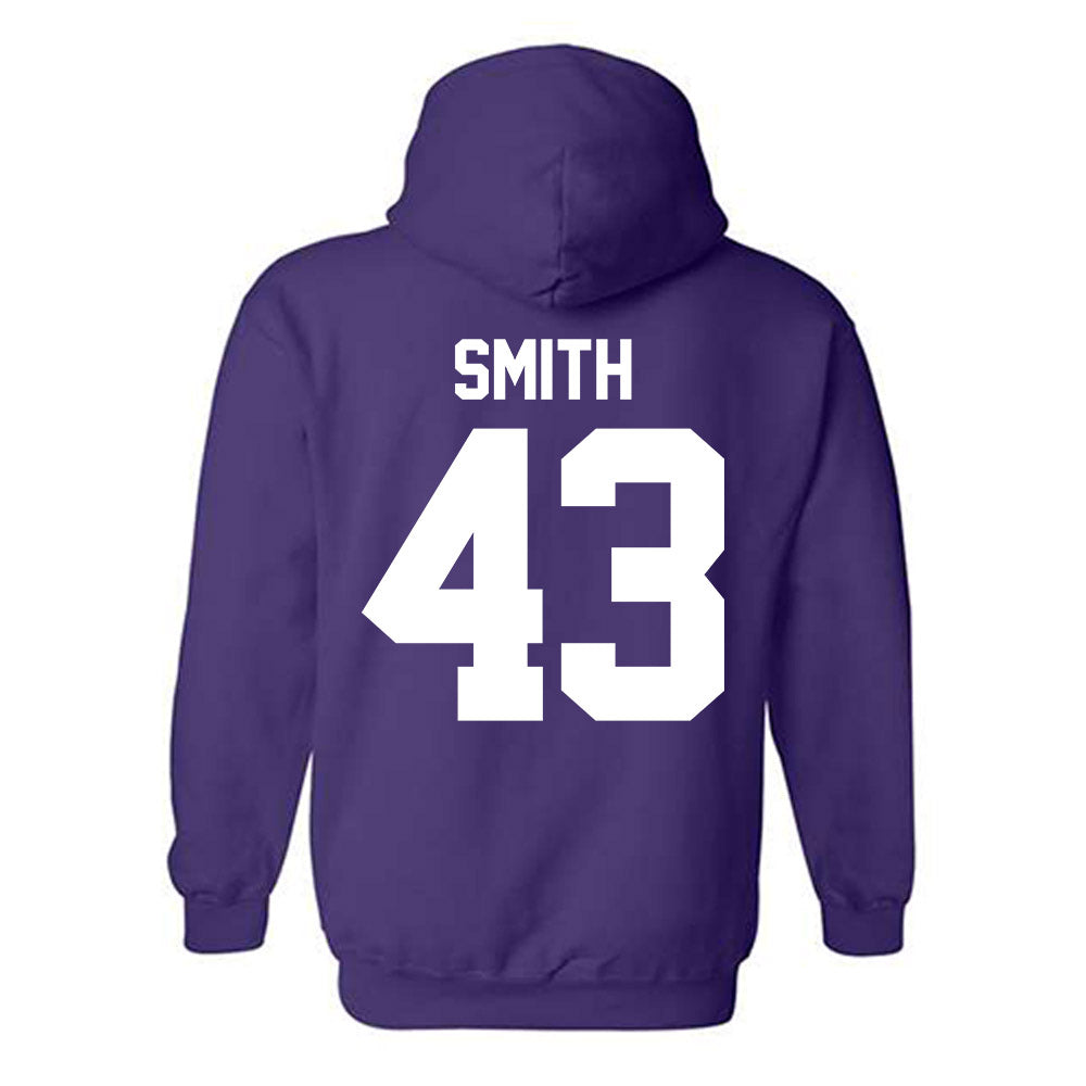 Northwestern - NCAA Men's Basketball : Blake Smith - Classic Shersey Hooded Sweatshirt-1