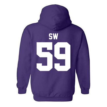 Northwestern - NCAA Football : Glory SW - Classic Shersey Hooded Sweatshirt-1