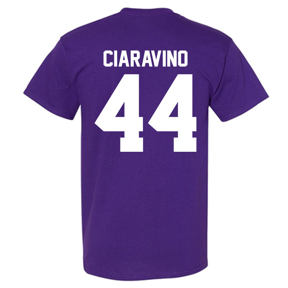 Northwestern - NCAA Men's Basketball : Angelo Ciaravino - Classic Shersey T-Shirt-1