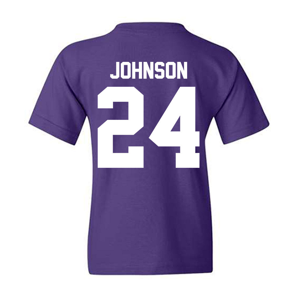 Northwestern - NCAA Football : Jamaal Johnson - Classic Shersey Youth T-Shirt-1