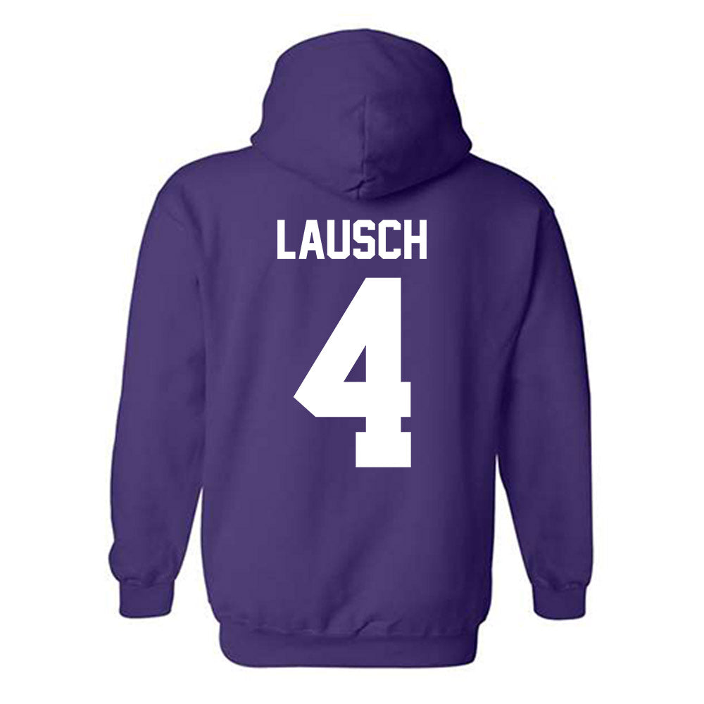 Northwestern - NCAA Baseball : Jack Lausch - Classic Shersey Hooded Sweatshirt-1