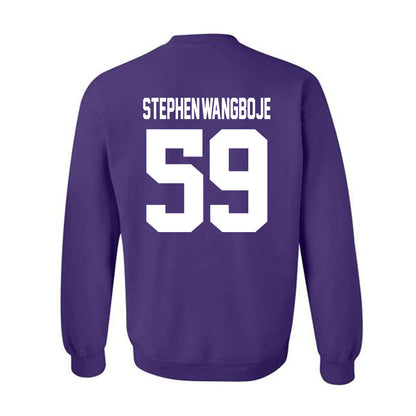 Northwestern - NCAA Football : Glory Stephen-Wangboje - Classic Shersey Crewneck Sweatshirt-1