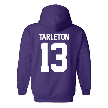 Northwestern - NCAA Men's Soccer : Baraka Tarleton - Classic Shersey Hooded Sweatshirt-1