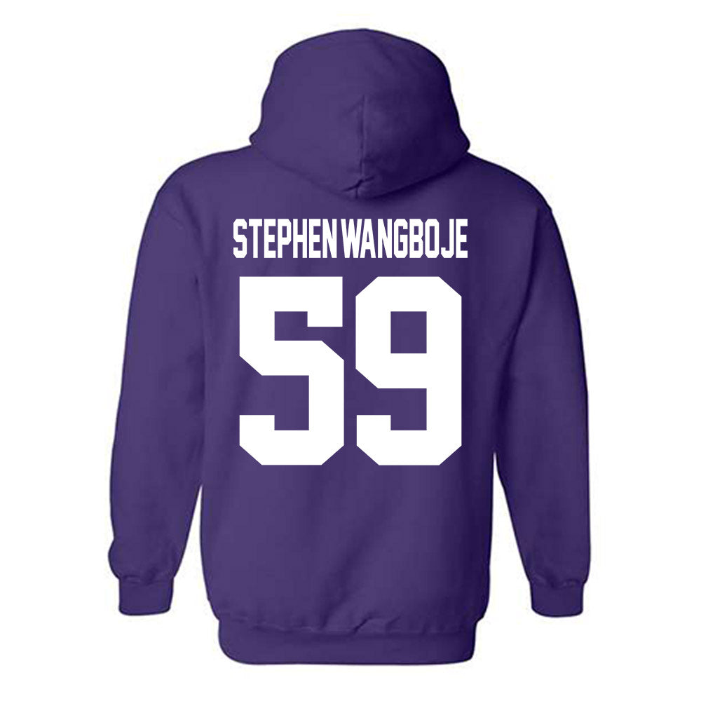 Northwestern - NCAA Football : Glory Stephen-Wangboje - Classic Shersey Hooded Sweatshirt-1