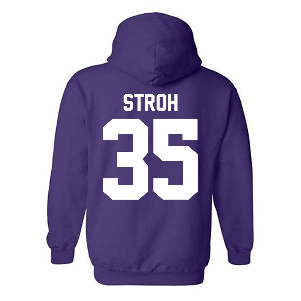 Northwestern - NCAA Women's Lacrosse : Brooke Stroh - Classic Shersey Hooded Sweatshirt-1
