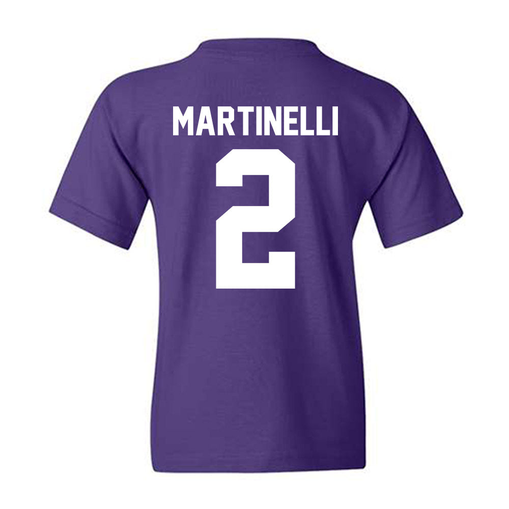 Northwestern - NCAA Men's Basketball : Nick Martinelli - Classic Shersey Youth T-Shirt-1