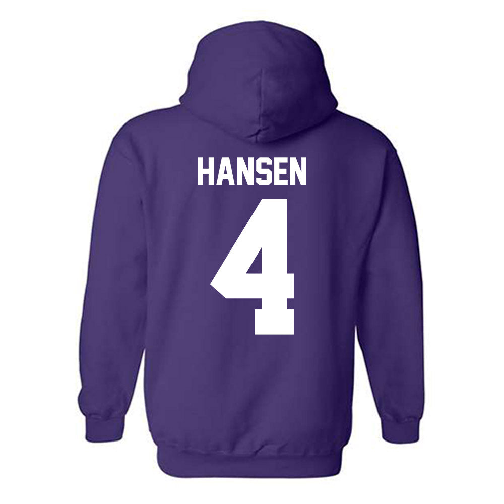 Northwestern - NCAA Women's Lacrosse : Reese Hansen - Classic Shersey Hooded Sweatshirt-1