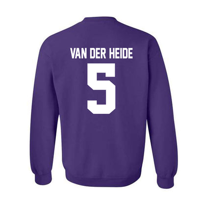 Northwestern - NCAA Men's Soccer : Dimas Van der Heide - Classic Shersey Crewneck Sweatshirt-1