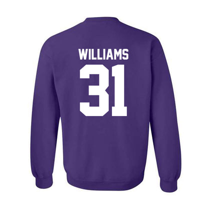 Northwestern - NCAA Football : Tito Williams - Classic Shersey Crewneck Sweatshirt-1
